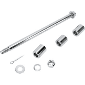 DRAG SPECIALTIES Rear Axle Kit - Chrome - '00-'05 Dyna 0214-0047